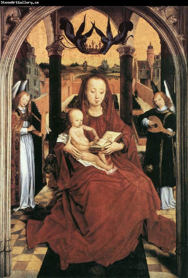 MEMLING, Hans Virgin and Child in a Landscape sg